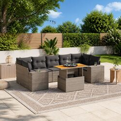 Comfortable and Versatile 8 Piece Sofa Set for Outdoors