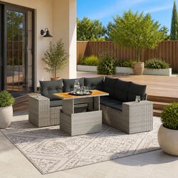 Comfortable and Durable 6-Piece Outdoor Sofa Set