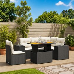 Comfortable and Stylish 6-Piece Outdoor Sofa Set