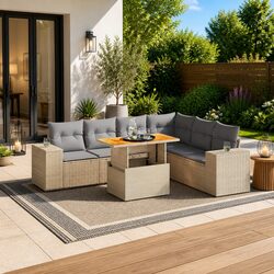 Comfort and Value in Our 7 Piece Garden Sofa Set