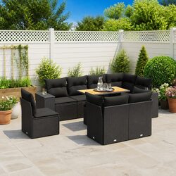 Comfortable and Valuable 9 Piece Garden Sofa Set