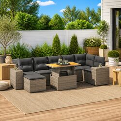 Comfortable and Durable 8 Piece Outdoor Sofa Set