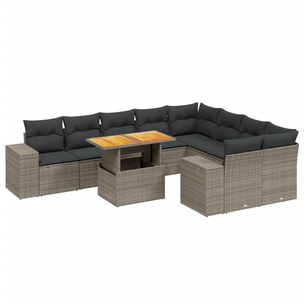10 Piece Garden Sofa Set