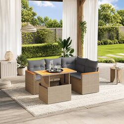 Comfortable and Practical 5-Piece Outdoor Sofa Set
