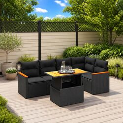 Practical and Comfortable 6-Piece Outdoor Sofa Set