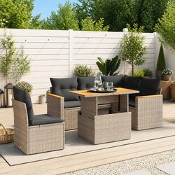 Comfort and Value in a 6-Piece Garden Sofa Set