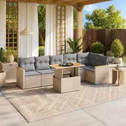 Comfortable and Affordable 7 Piece Garden Sofa Set