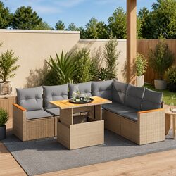 Comfortable and Versatile 7 Piece Outdoor Sofa Set