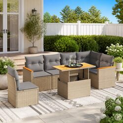 Comfortable and Versatile 7 Piece Outdoor Sofa Set