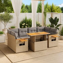 Comfortable and Affordable 7 Piece Outdoor Sofa Set
