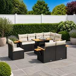 Comfort Meets Value in This 9 Piece Garden Sofa Set