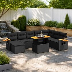 Reliable 9-Piece Garden Sofa Set for Your Home