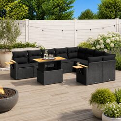 Comfort Meets Value with This 10 Piece Garden Sofa Set
