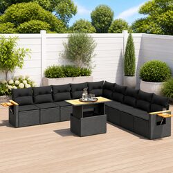 Value Meets Comfort in This 11 Piece Garden Sofa Set
