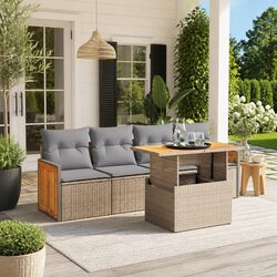 Comfortable and Reliable 5-Piece Outdoor Sofa Set