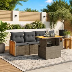 Comfortable and Value-Driven 5 Piece Garden Sofa Set