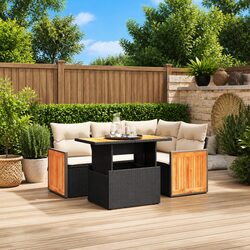 Comfort Meets Style: 5-Piece Outdoor Sofa Set