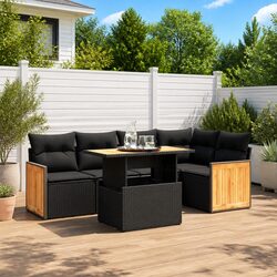 Practical 6-Piece Garden Sofa Set for Your Patio