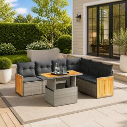 Comfortable and Practical 7 Piece Garden Sofa Set