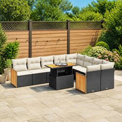 Comfortable and Practical 10-Piece Garden Sofa Set