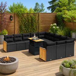 Comfortable and Practical 11 Piece Sofa Set for Your Patio