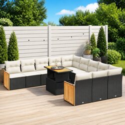 Reliable 11 Piece Garden Sofa Set for Comfort and Style