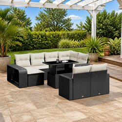 Reliable 11 Piece Outdoor Sofa Set - Comfort Meets Value