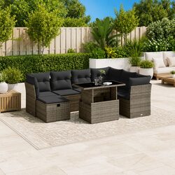 Warm and Functional 8-Piece Garden Sofa Set