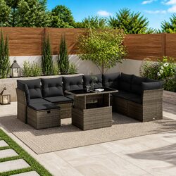 Affordable 9-Piece Garden Sofa Set for Outdoor Comfort