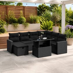 8 Piece Garden Sofa Set: Practical and Comfortable Outdoor Furniture