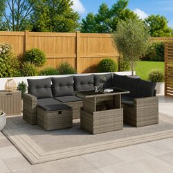 Comfortable and Practical 8-Piece Garden Sofa Set
