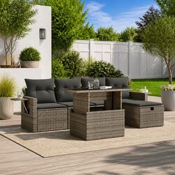 Comfortable 6-Piece Outdoor Sofa Set for Your Garden