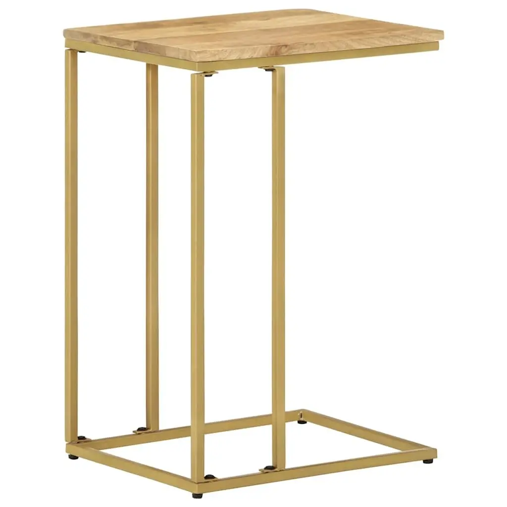 Side Table 35x45x65cm Brown Wood Living Room Accent Furniture End Table