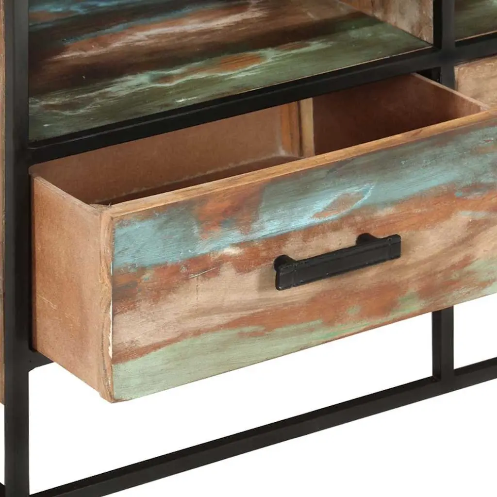 110x30x45 cm Solid Wood TV Cabinet with Storage