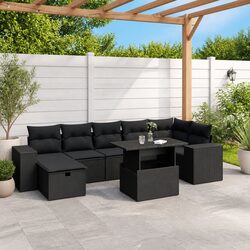 Value and Comfort: 8-Piece Garden Sofa Set