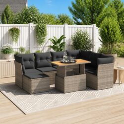 Comfortable and Practical 8-Piece Outdoor Sofa Set