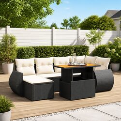 Comfort and Value in a 7 Piece Garden Sofa Set