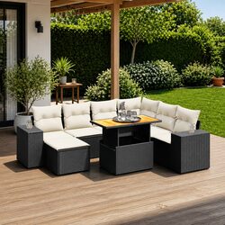 Comfortable and Practical 8 Piece Garden Sofa Set