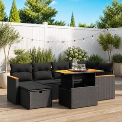 Comfortable 7 Piece Outdoor Sofa Set with Practical Features