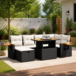 Comfortable and Versatile 7 Piece Garden Sofa Set