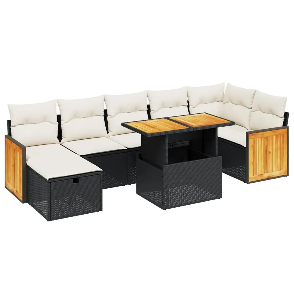 8-Piece Outdoor Sofa Set with Cushions