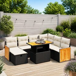 Reliable 8-Piece Outdoor Sofa Set for Enjoyable Outdoor Living