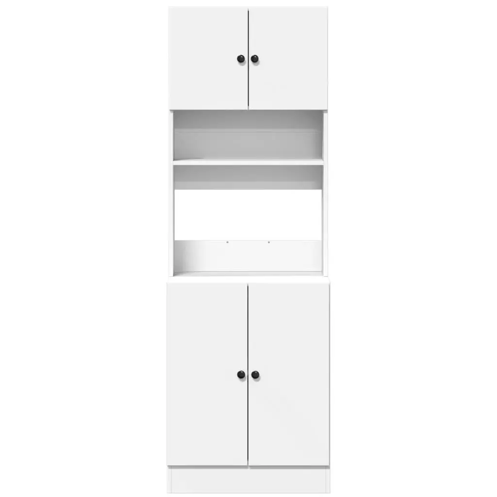 Kitchen Cabinet White Storage Unit Cupboard Doors Drawers Engineered Wood