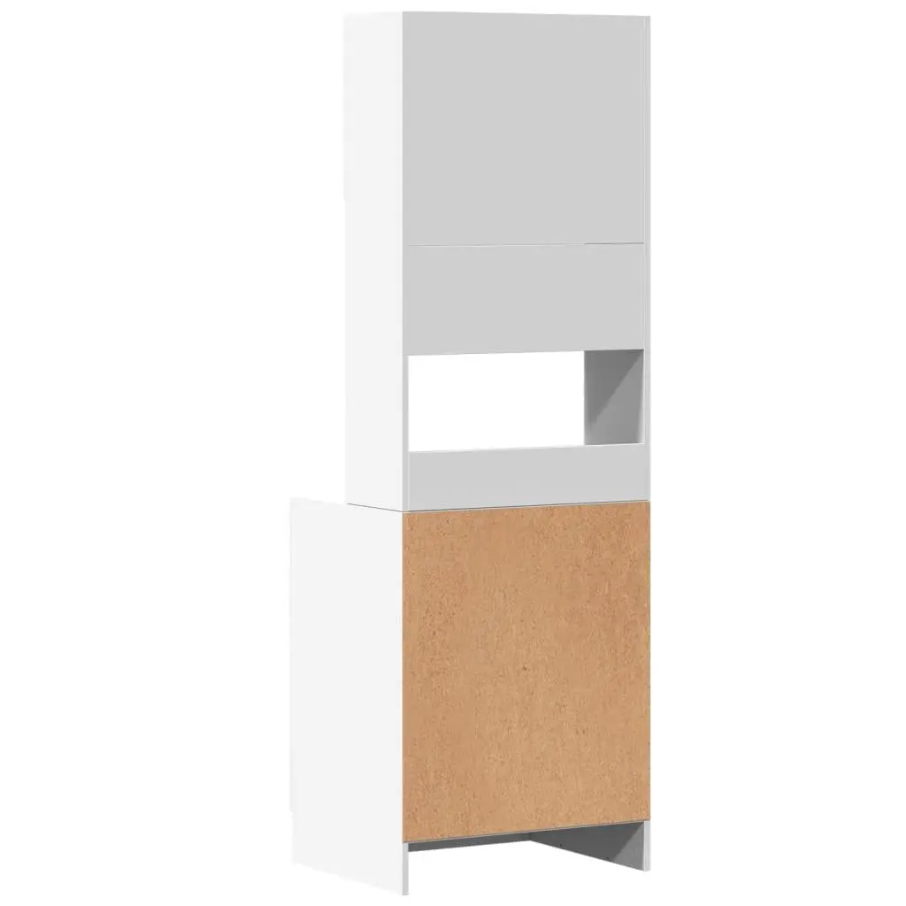 Kitchen Cabinet White Storage Unit Cupboard Doors Drawers Engineered Wood
