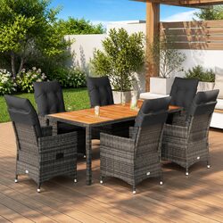 Comfortable and Reliable 7 Piece Outdoor Dining Set