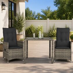 Comfortable 3-Piece Bistro Set for Your Outdoor Space