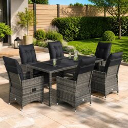 Warm and Inviting 7-Piece Outdoor Dining Set