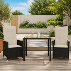 Comfortable 3 Piece Bistro Set for Outdoor Relaxation