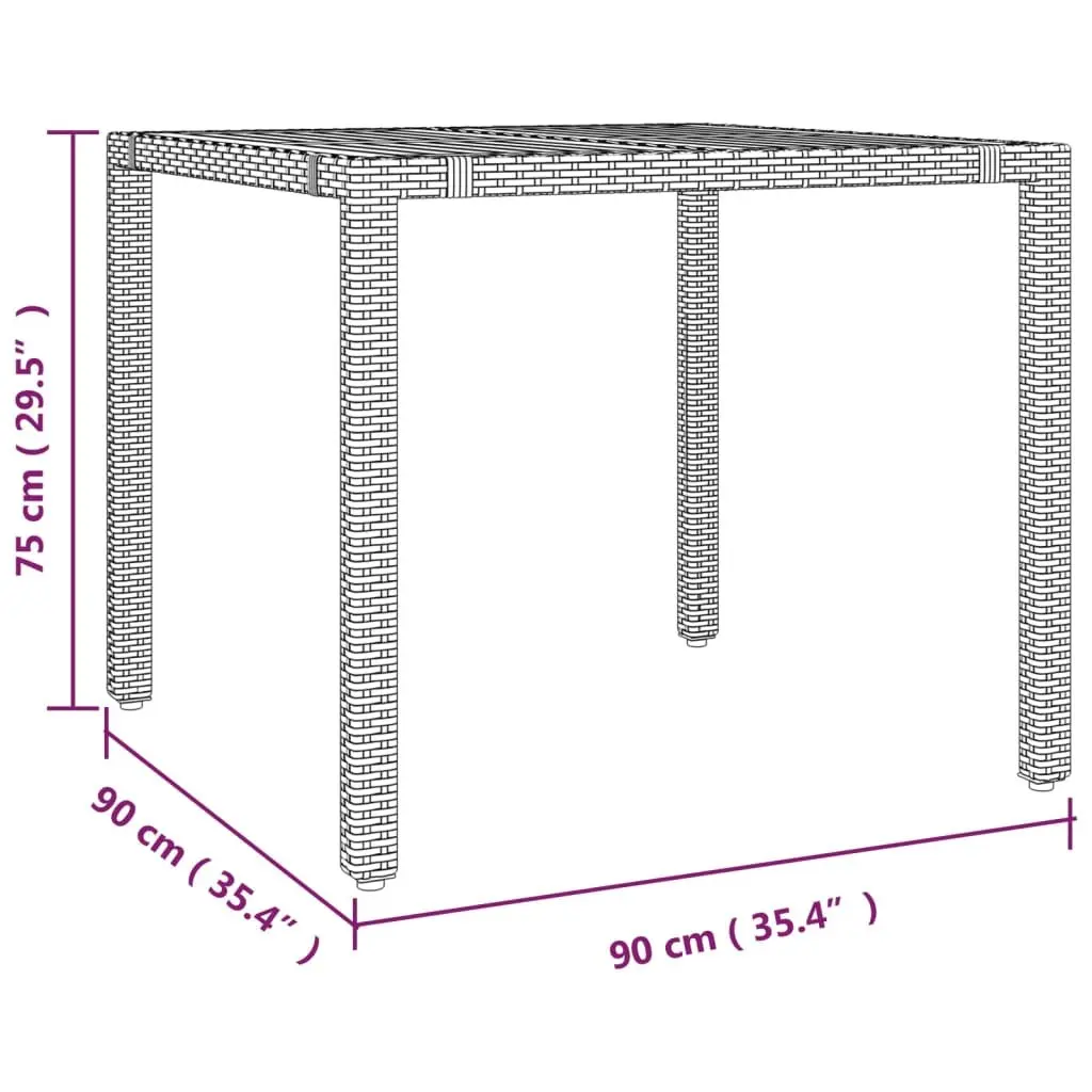 Grey Bistro Set