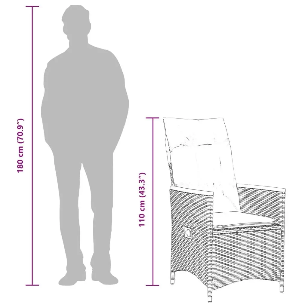 Grey Bistro Set